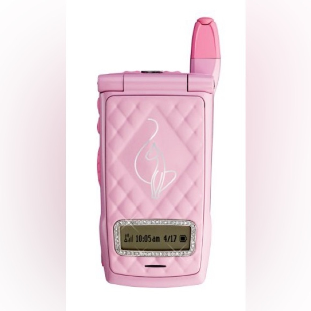 baby phat phone in the box with all the rhinestone diamonds $1200 pristine